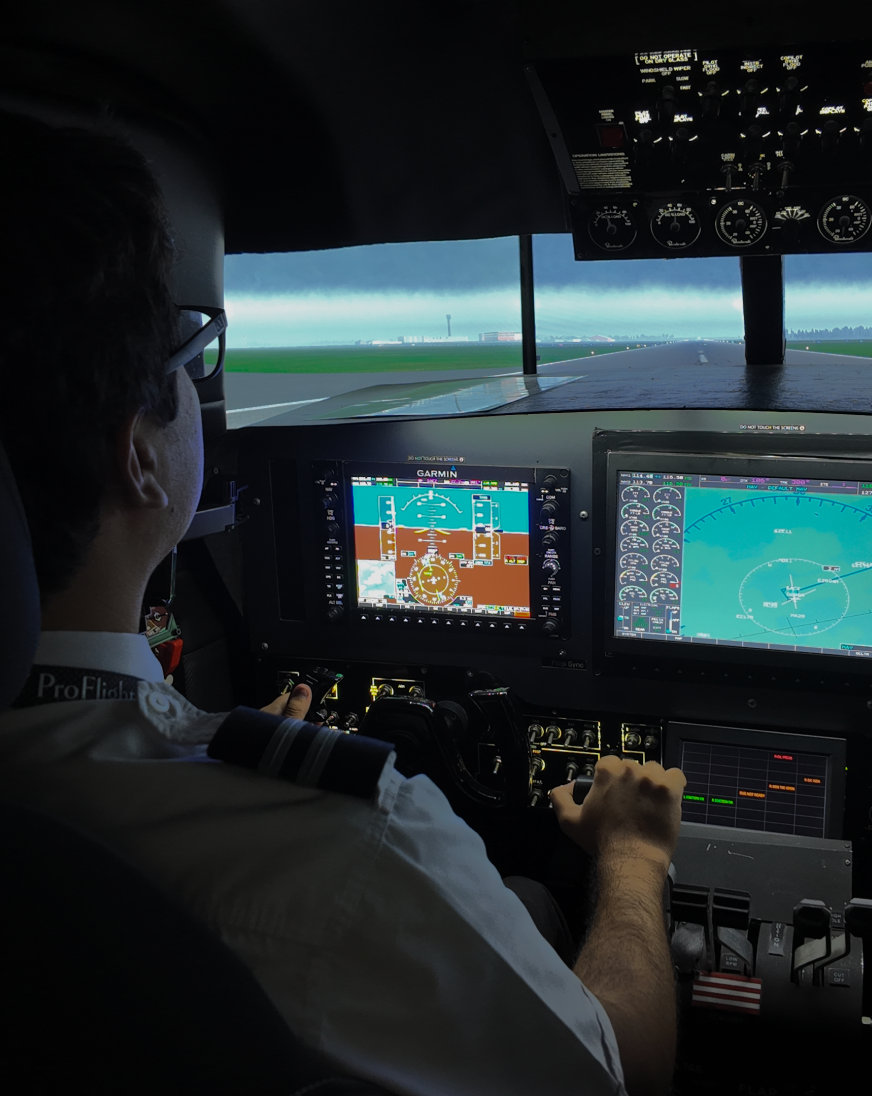 Simulador Beechcraft B200 — vista 2