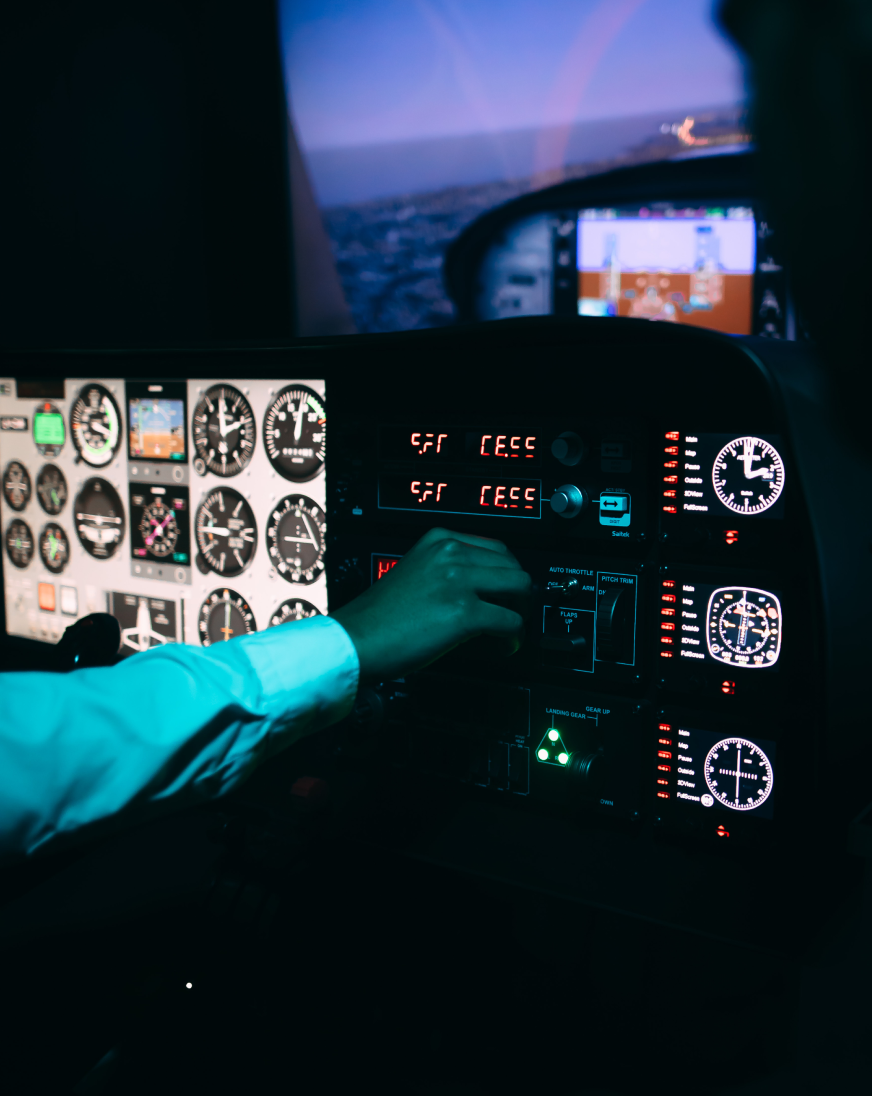 Simulador Cessna 150 — vista 1