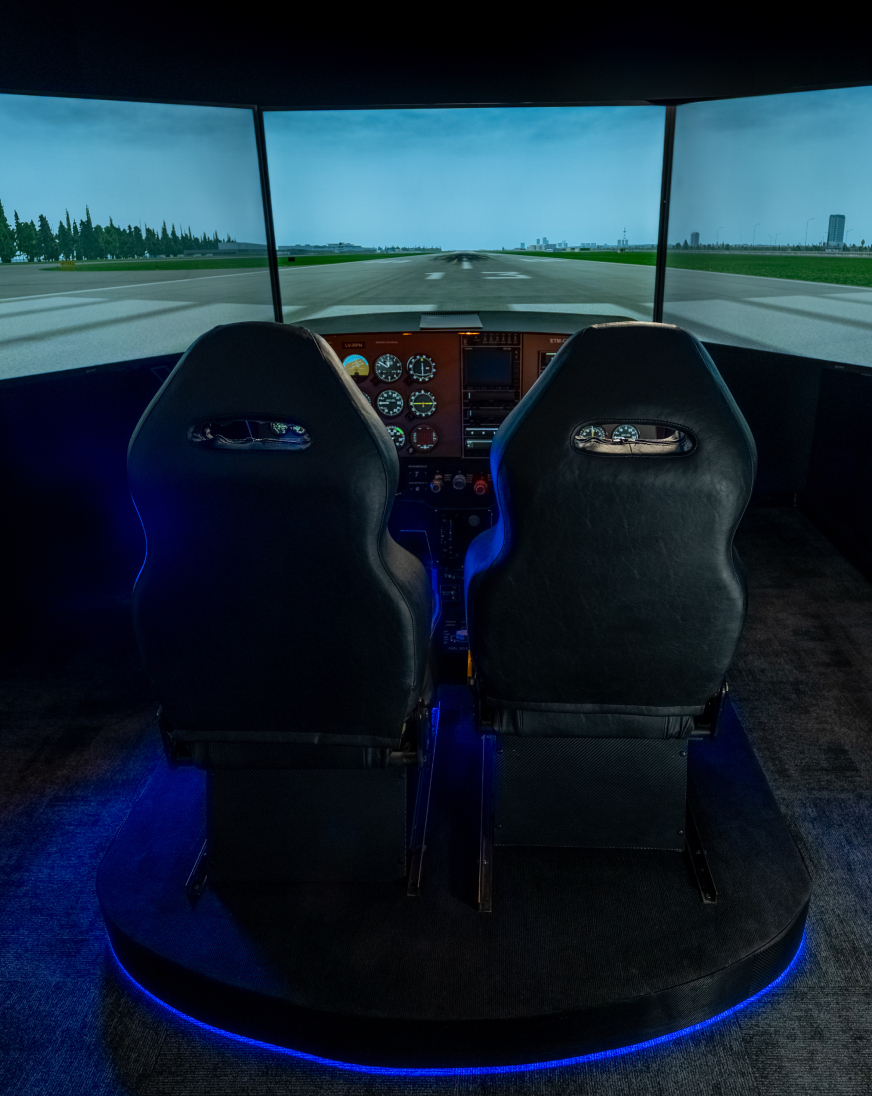Simulador Cessna 210 — vista 1
