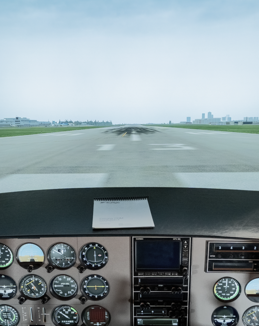 Simulador Cessna 210 — vista 2