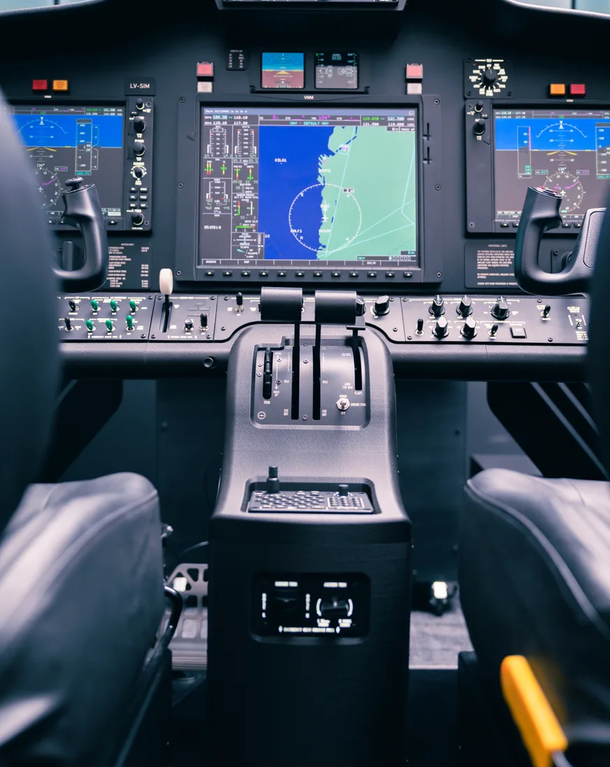 Simulador Cessna Citation — vista 1
