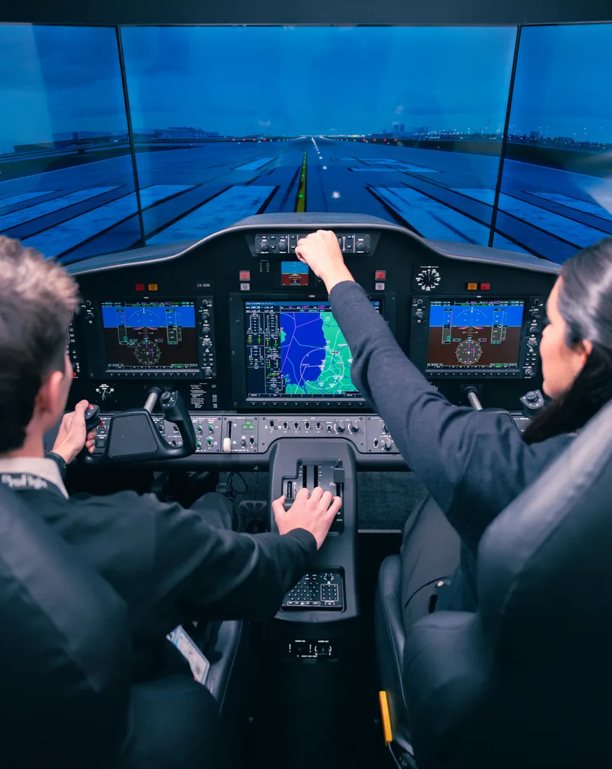Simulador Cessna Citation — vista 2