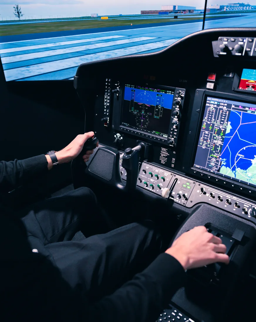 Simulador Cessna Citation — vista 3