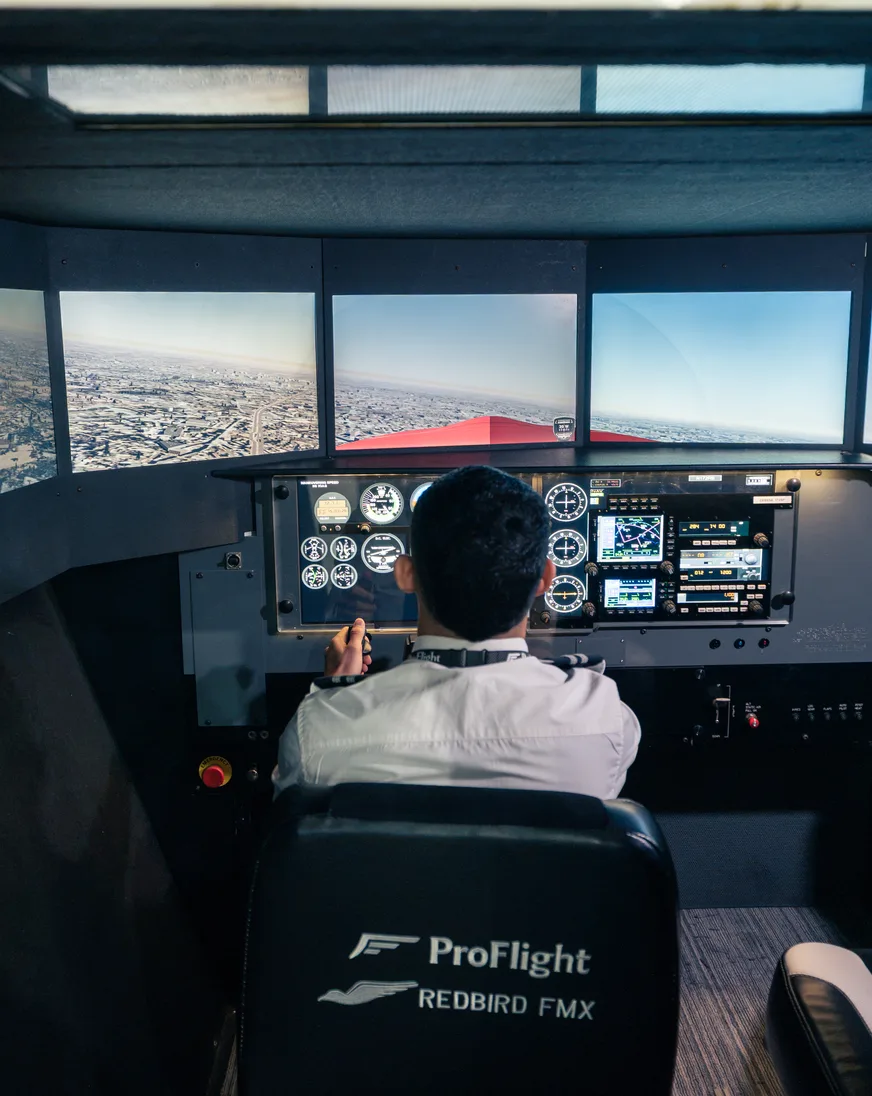 Simulador Redbird Full Flight — vista 1